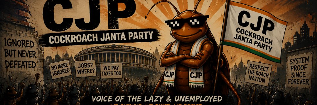 Cockroach Janta Party — Voice of the Lazy & Unemployed